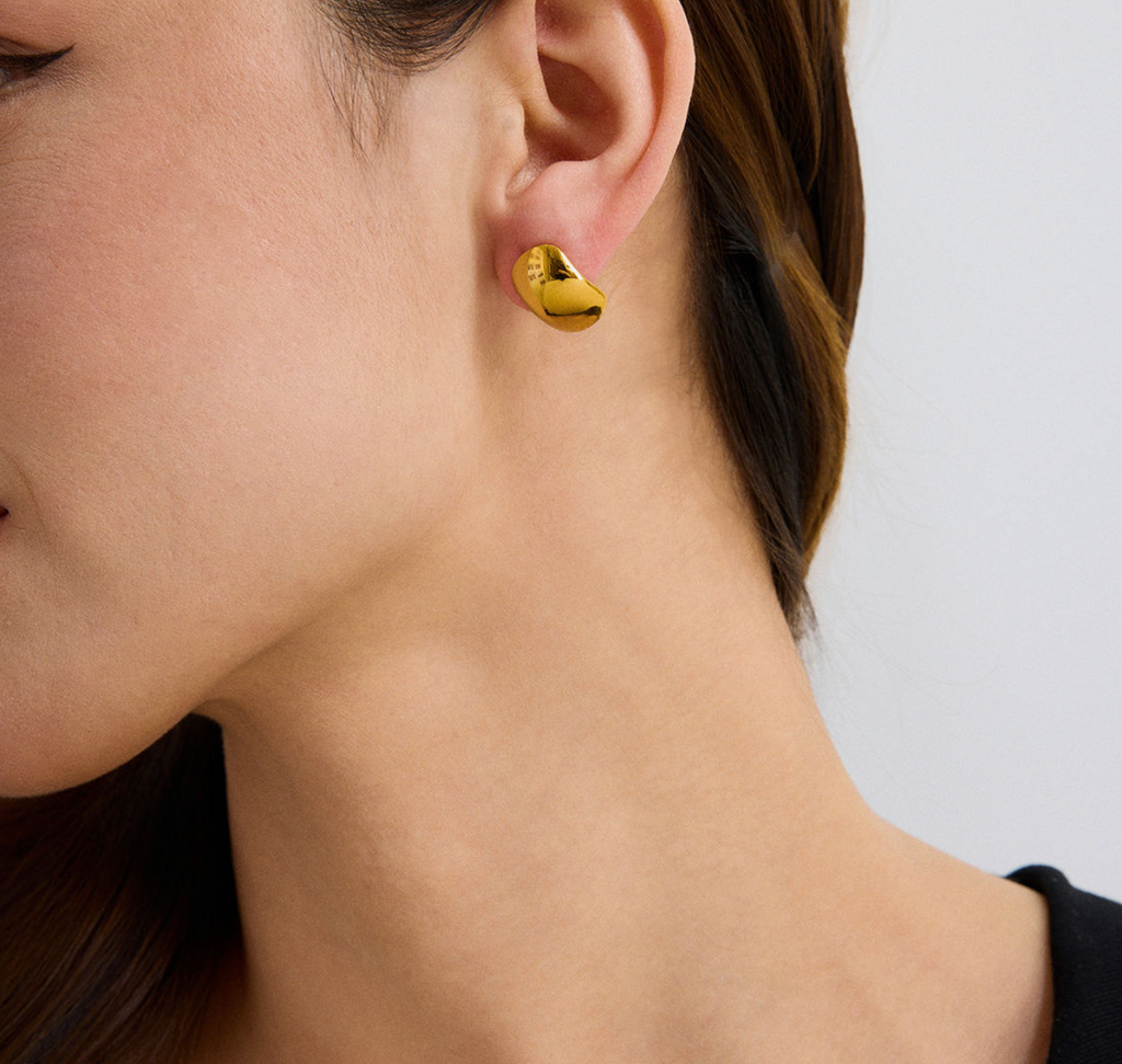 Chunky Dome Stud Earrings