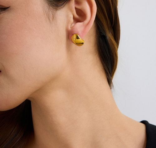 Chunky Dome Stud Earrings