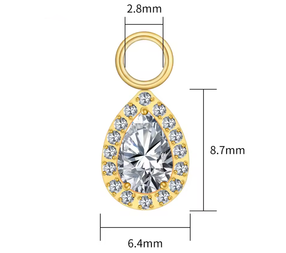 Sparkling Drop Jewelry