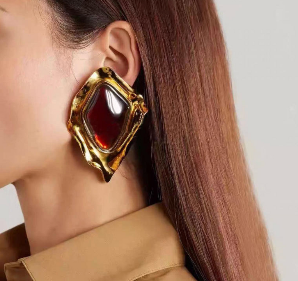 Vintage Resin Earrings