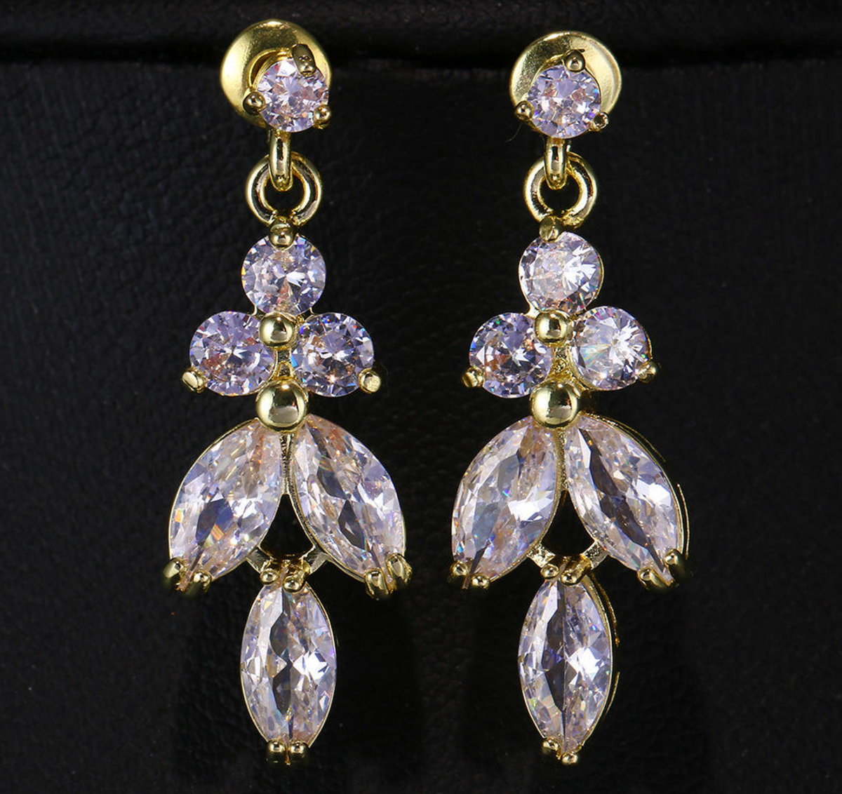 Women's Traditional Gold Plated Earrings